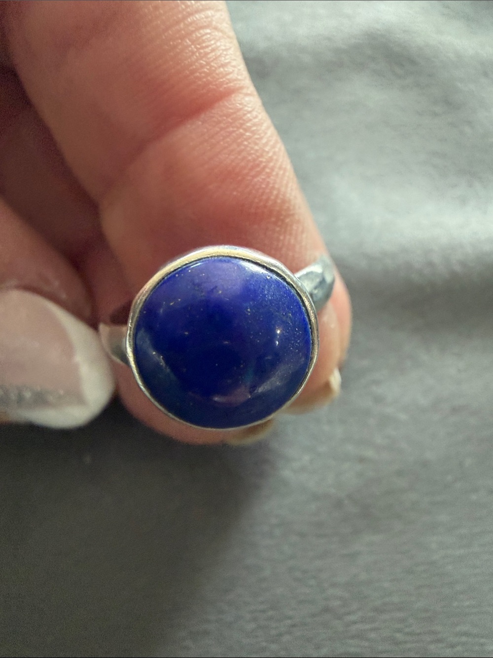 Silpada Blue Lapis Dome Ring - Sterling Silver